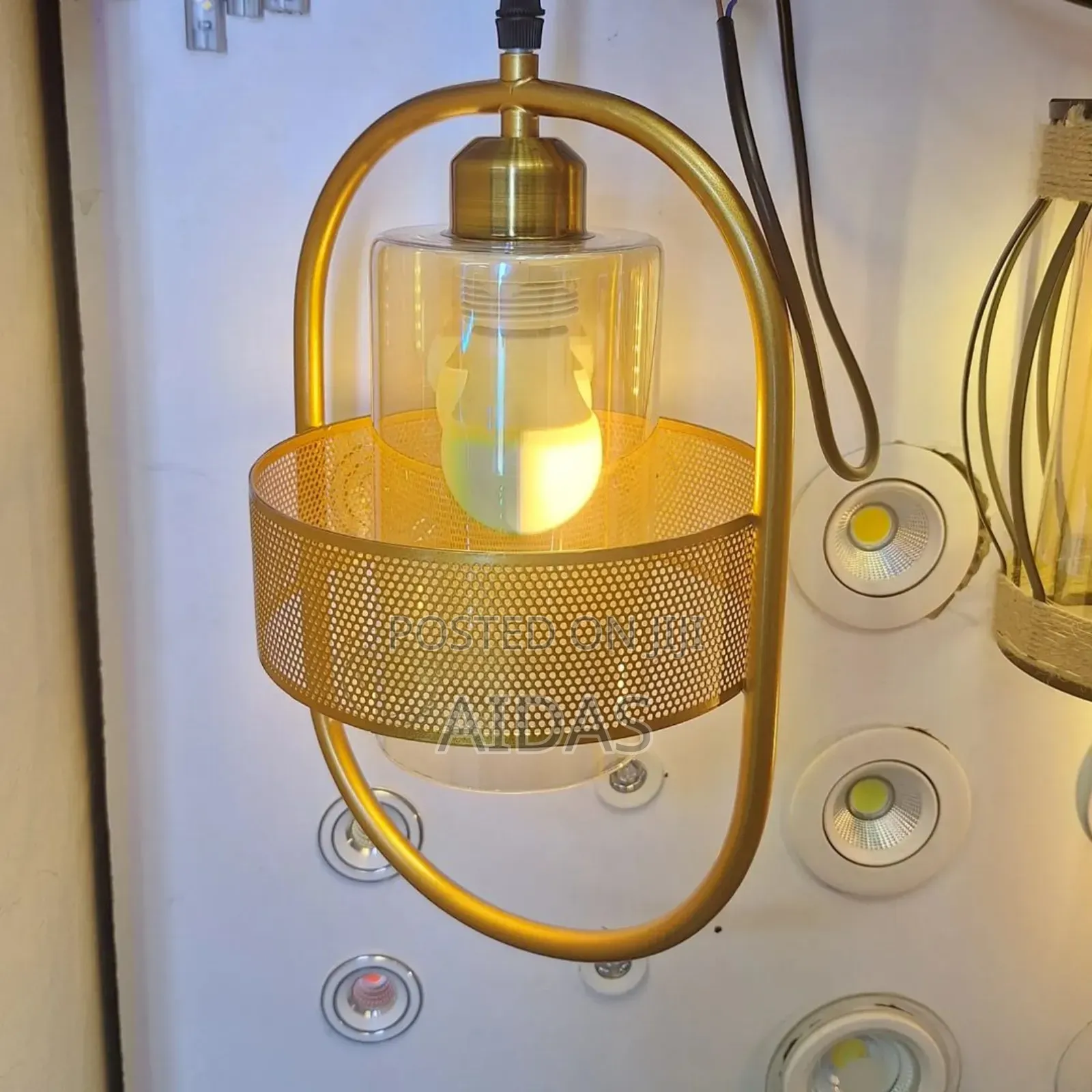 Gold Pendant Light