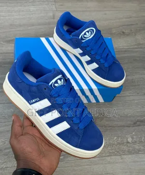Blue Adidas Campus Unisex Sneakers