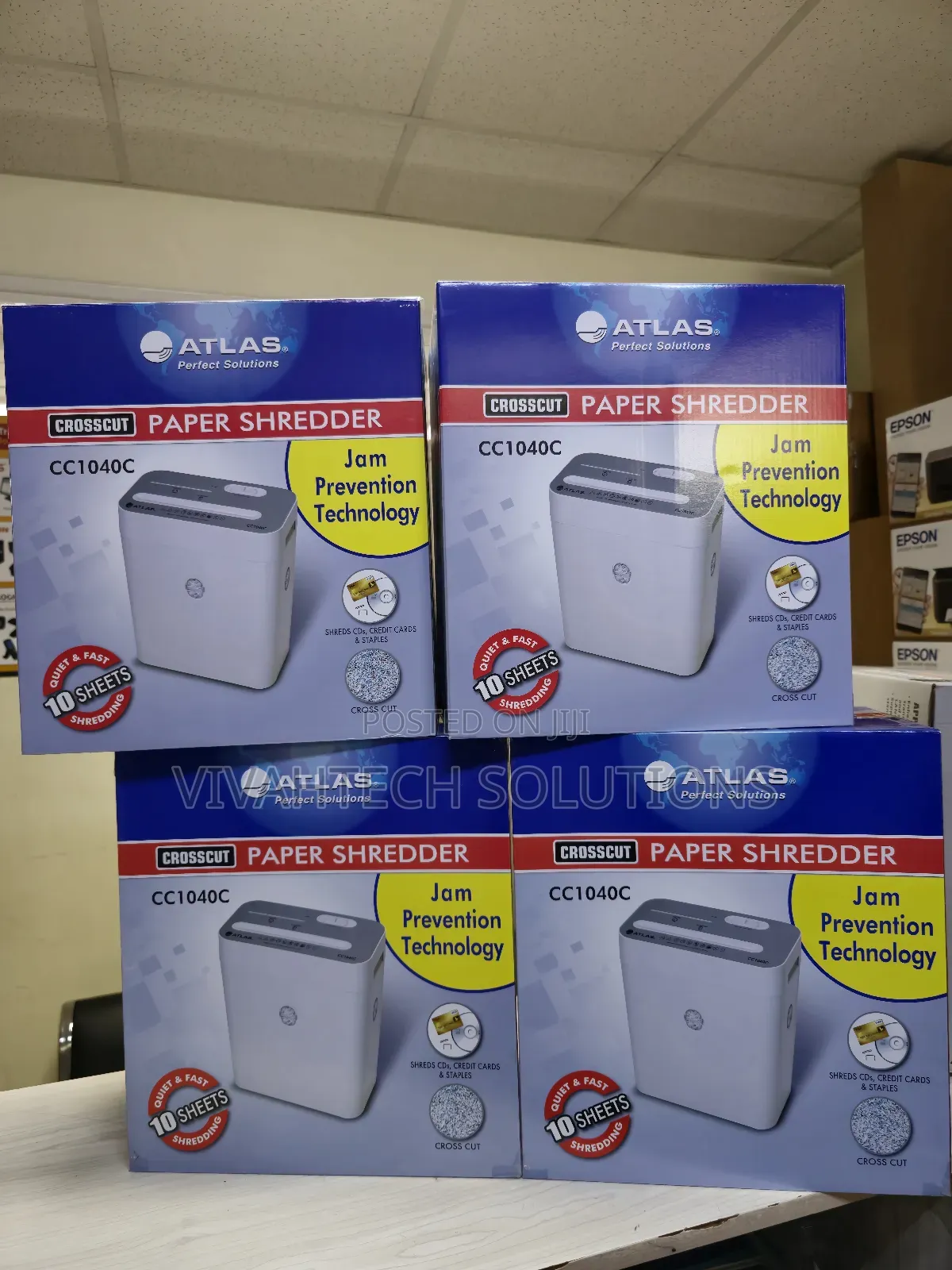 Atlas Cc1040 Crosscut Paper Shredder 10 Sheets as-S2-Cc1040