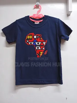 Kids Tshirt With Map of Africa