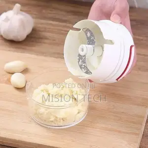 Mini Manual Food Chopper Food Processor Garlic Press Mincer