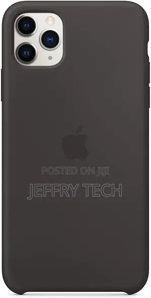 Apple Silicone Case (For iPhone 11 Pro Max) - Black