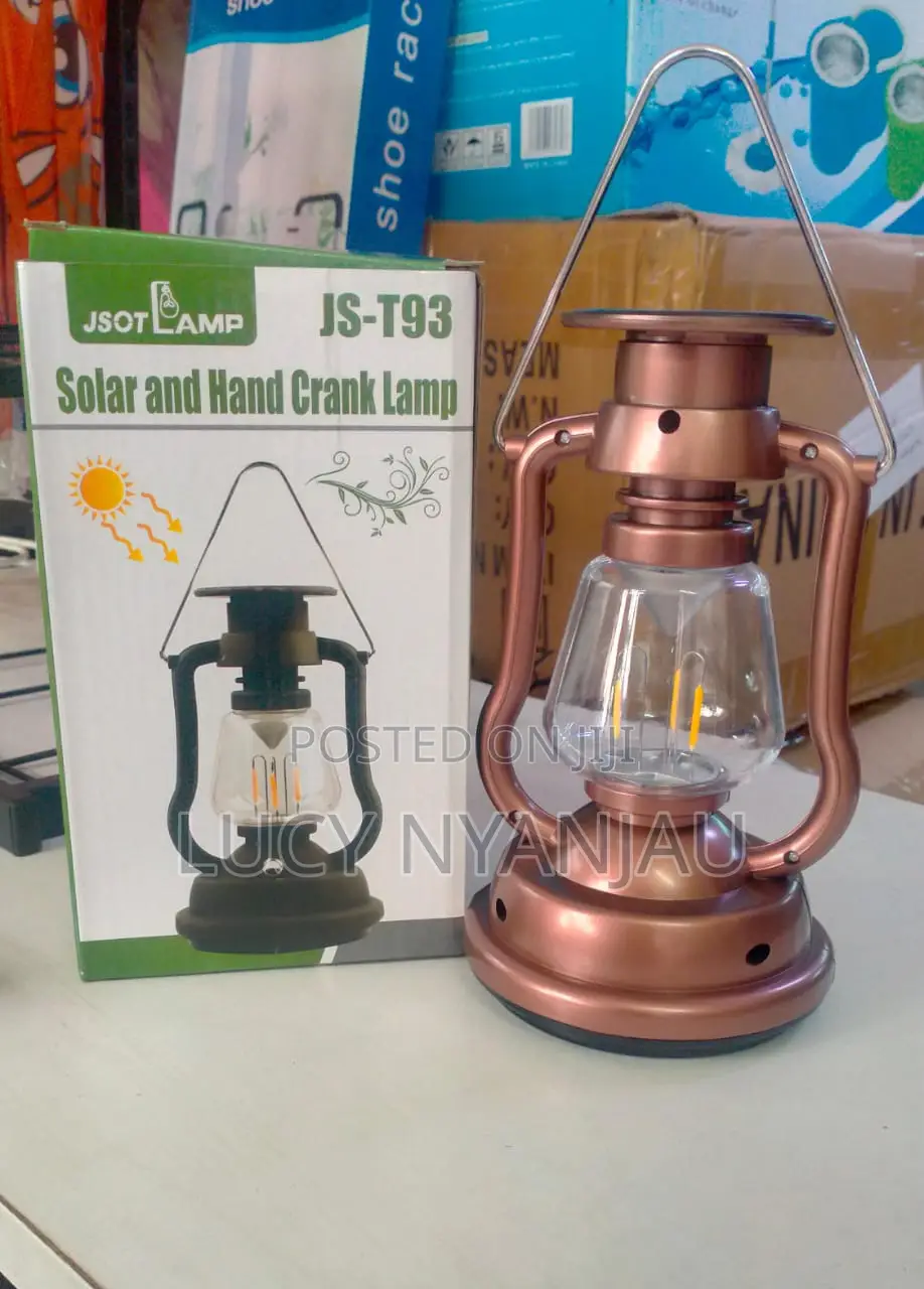 Solar Lantern Rechargeable Lamp