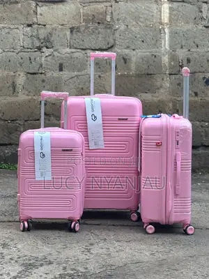 Suitcase Size 4, 3 in 1 Rubber Travel Bag