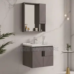 Grey Vanity Cabinet –