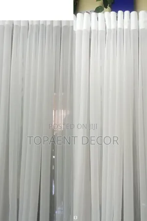 Elegant Window Curtain White Sheers