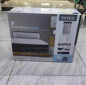 Intex Dura Beam Airbed With Inbuilt Electric Pump