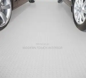 Anti-Slip White Rubber Coin Carpet