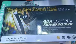 Singing Live Sound Card Condenser Microphone