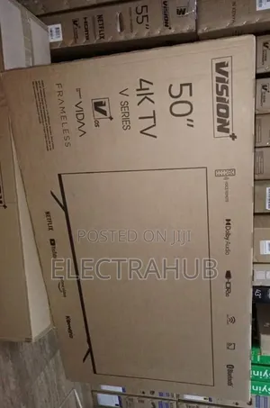 Vision Plus 50 Inch Frameless Tv New Sealed in a Shop