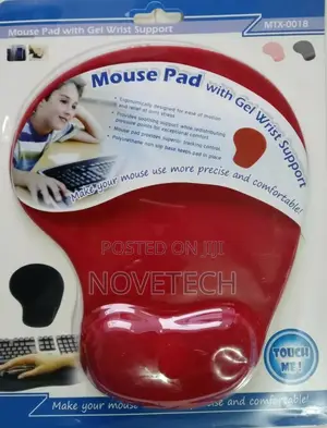 Ergonomic Mouse Pad With Gel Wrist Rest