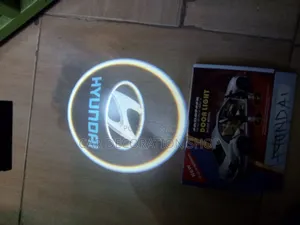 2pc Door Hyundai Door Laser Logo Light