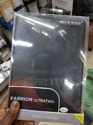 Rich Boss Leather Flip Wallet Cover iPad Pro 10.5-Black