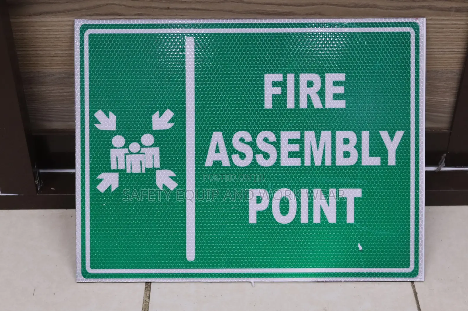 Fire Assembly Point Reflective Signage