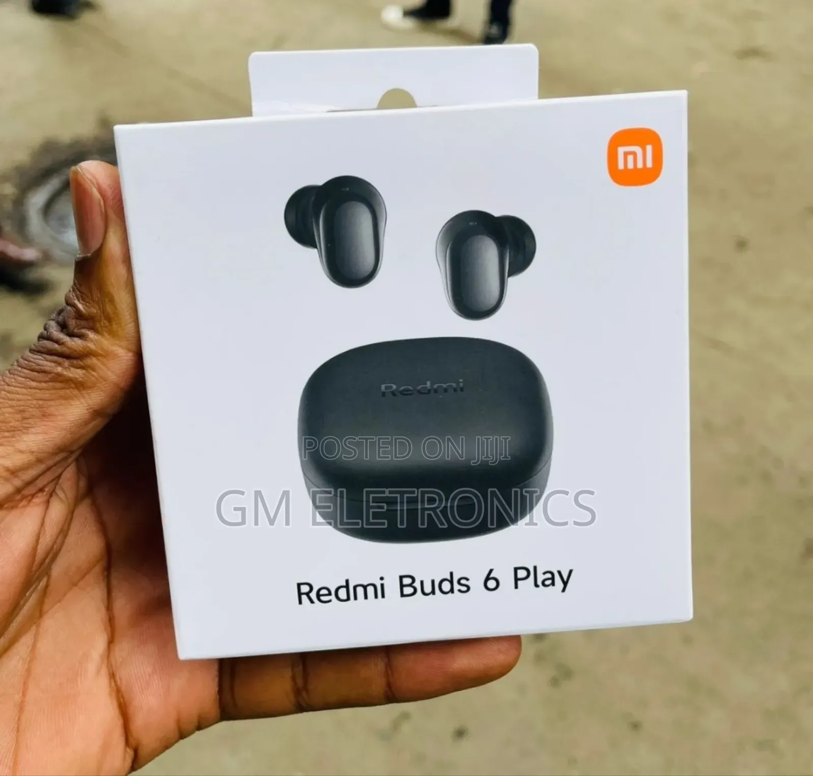 Original Redmi Buds 6 Play- Black.
