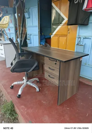 Mesh Office Chair Plus Office Desk