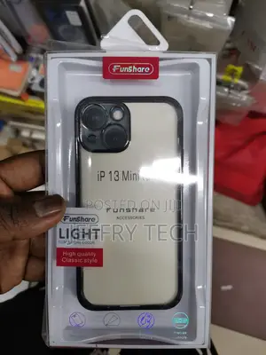 iPhone 13 Mini Clear Case With Camera Lens Protector-Clear