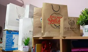 Gift Bags Brown/White | Jutebags | Khaki Bags
