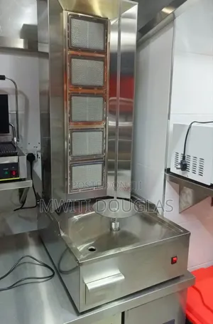 Astonishing Modern Five Burner Shawarma Machine,