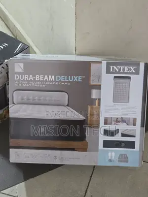 Intex Dura Beam Airbed With Inbuilt Electric Pump ^