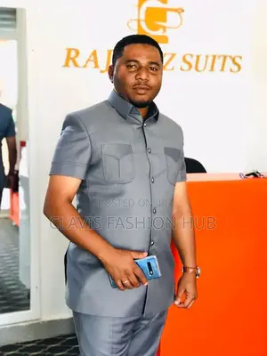Tailored Kaunda Suit for Men