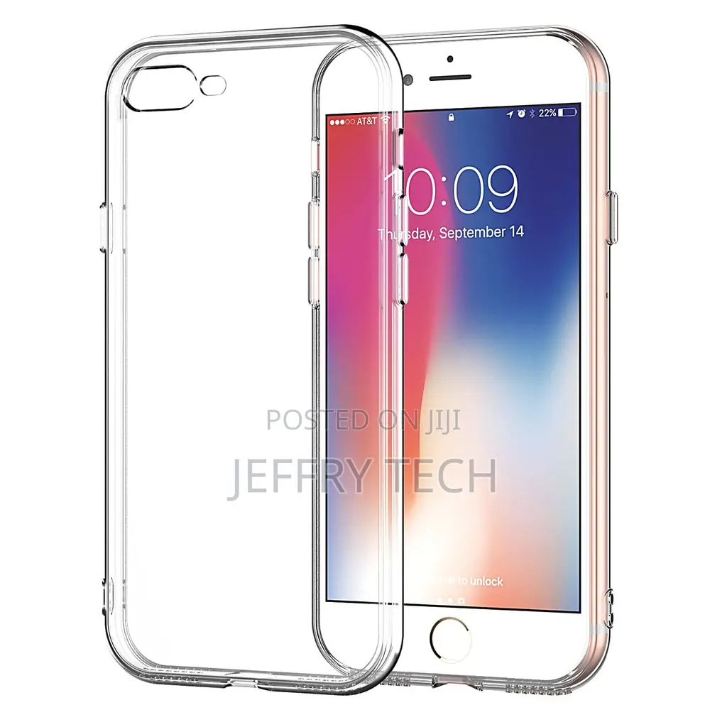 Clear Case For iPhone 8 PLUS And iPhone 7 PLUS Soft Tpu
