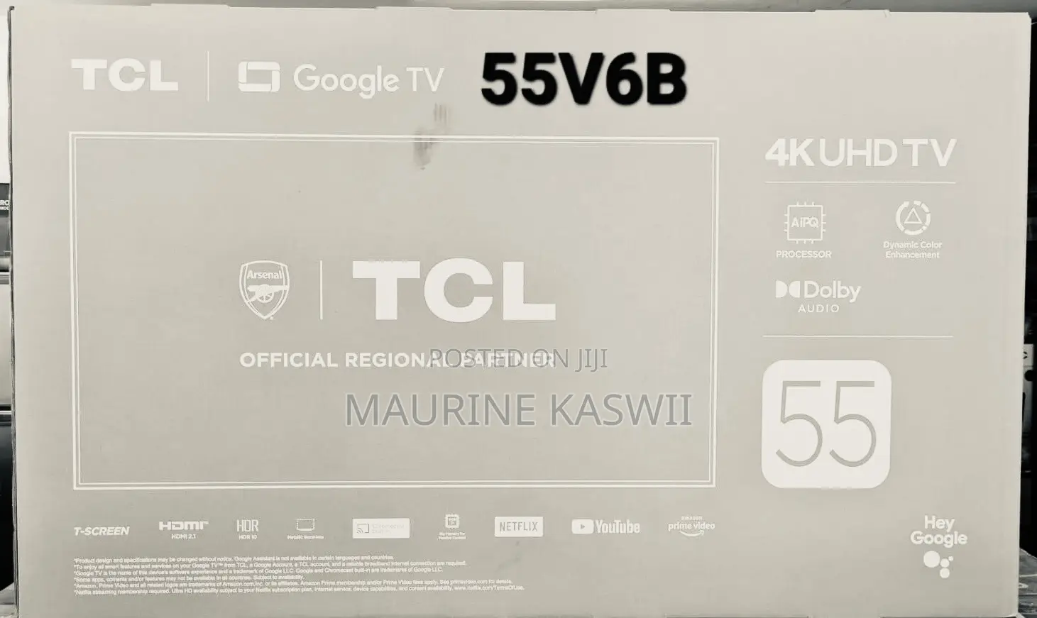 TCL 55 Smart Googl 55 V6b