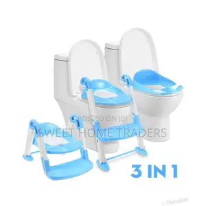 *3 in 1 Toilet Trainer Ladder Blue