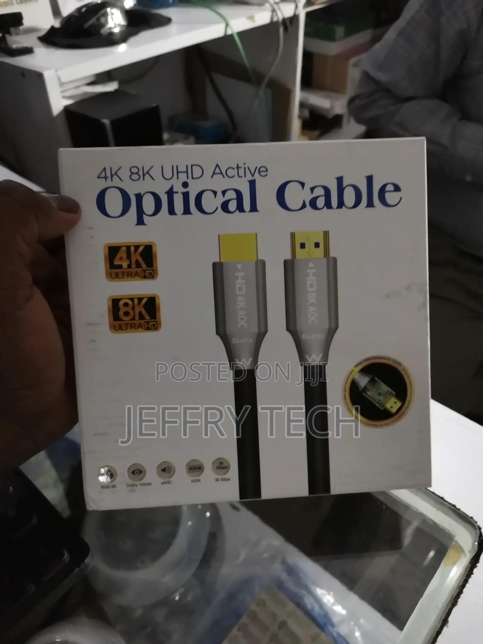 20m HDMI 2.0 AOC Cable, Fiber Optic Long HDMI Cable,18gbps 4
