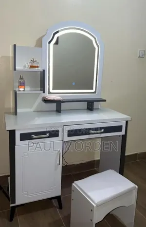Vanity Dressing Table With a Stand Stool