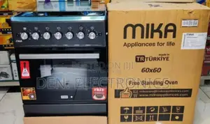 Mika 60 by 60 Cooker 3+1 With Hot Plate Na D Electric Oven