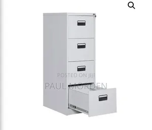 Four Drawers Metallic Filing Cabinet