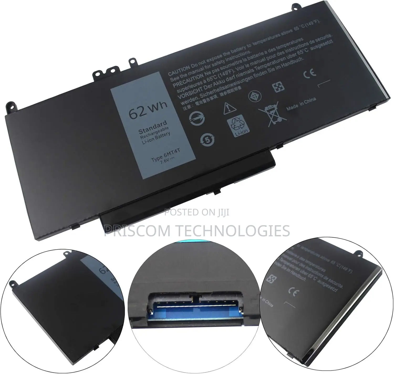 Laptop Battery for Dell Latitude 14 5470 E5470 15 5570 E5570