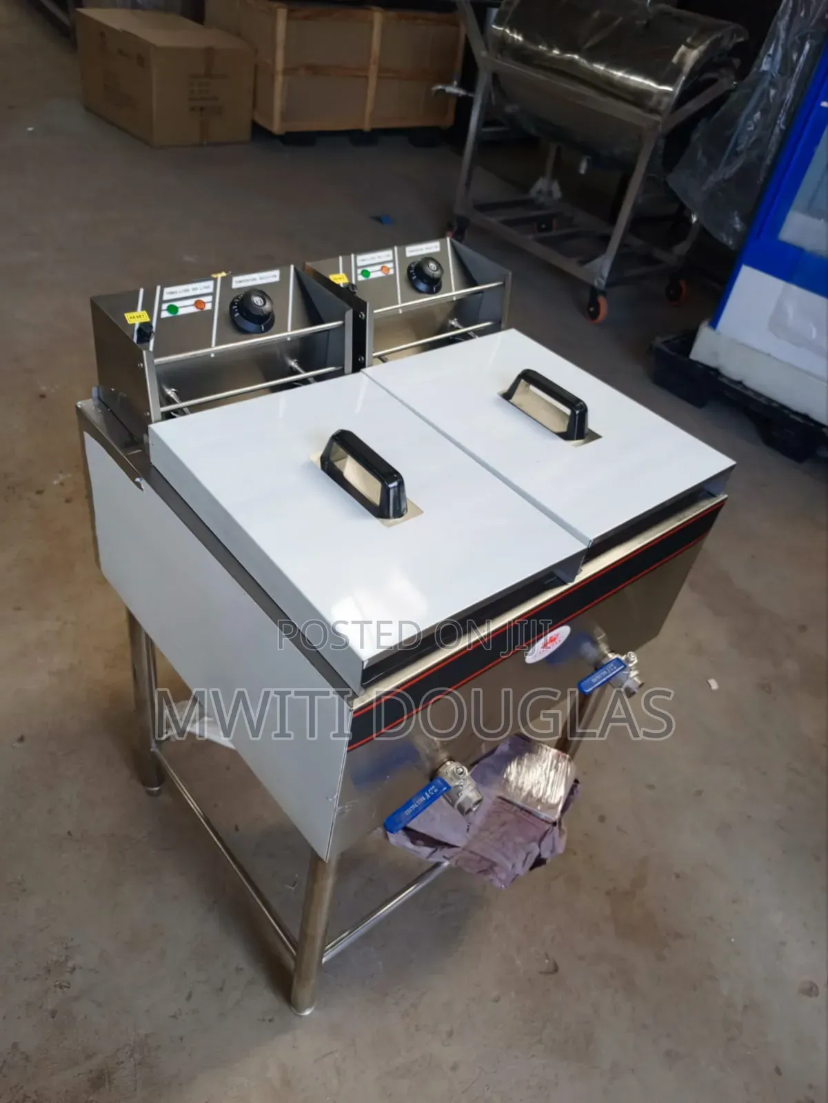 Smart Modern Double Chips Fryer Available