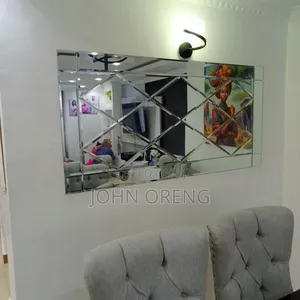 Bevaled Pattern Wall Morror