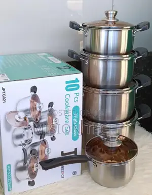 Jamespot 10PCS Stainless Steel Pot 