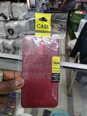 Back Leather Cover for Nokia 6 - Red