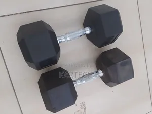 10kg Hexagonal Dumbbells