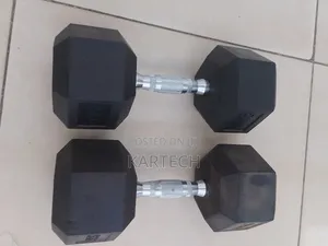 10kg Pair Hexagonal Dumbbells Set