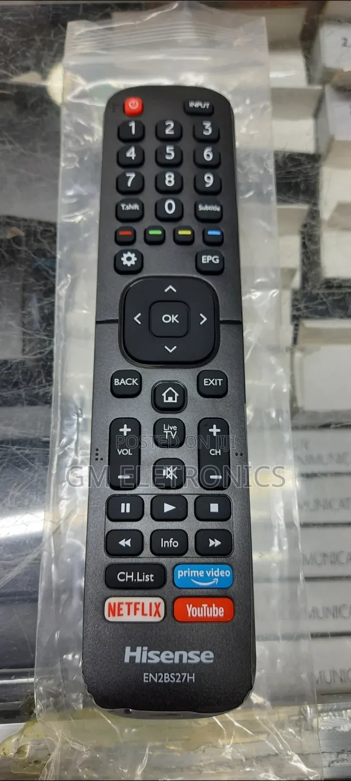 Replacement Remote EN2BS27H for Hisense Smart TVS