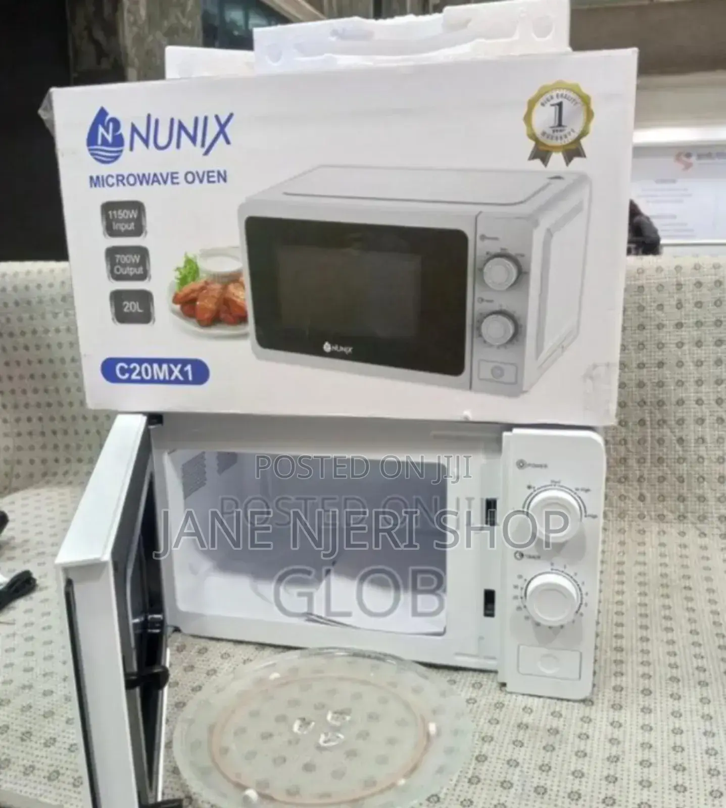 Nunix 20l Microwave With Grill