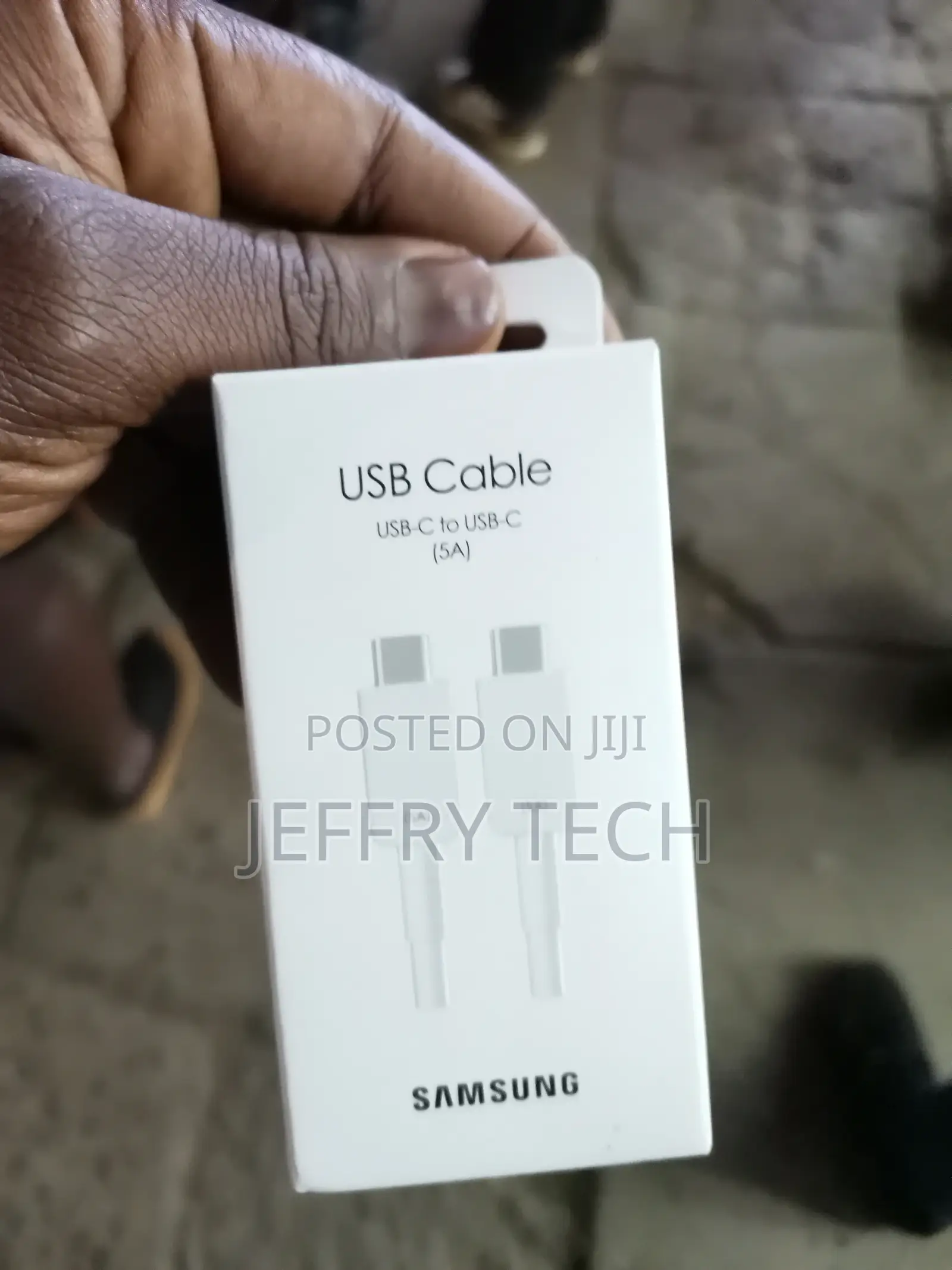Samsung 3A USB-C to USB-C Data Cable 1m - White Official Sam