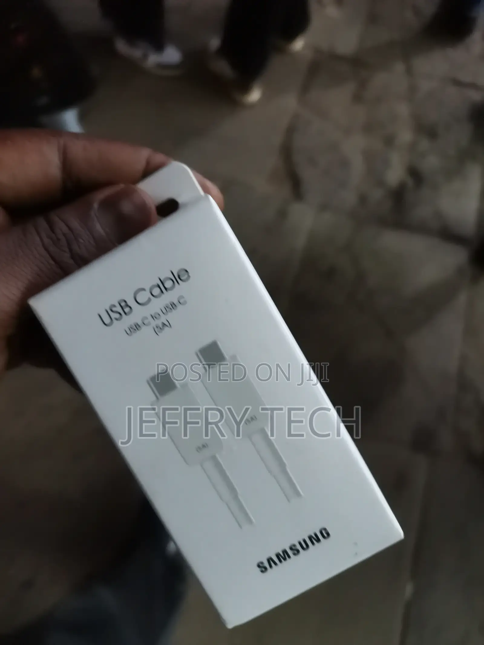 Samsung 3A USB-C to USB-C Data Cable 1m - White Official Sam