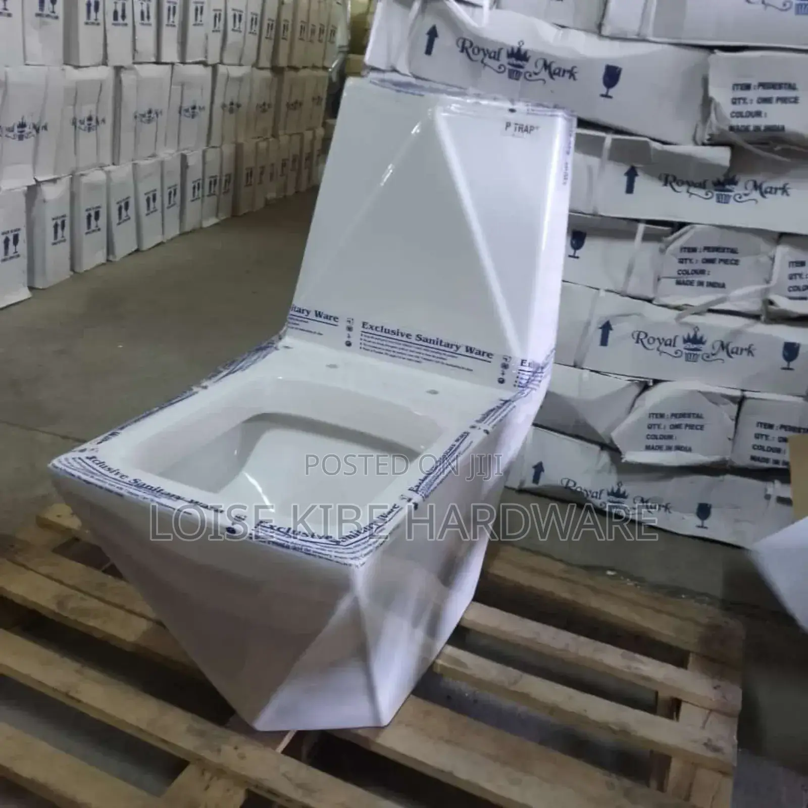 Diamond Design Toilet Available