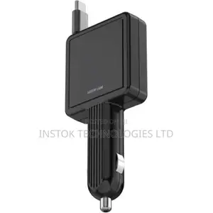 Green Lion PD 30W Car Charger With Retractable Cable