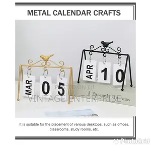 Desk Metal Calendar
