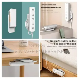 *Powerful Traceless Wall-Mounted Sticker Plug Fixer