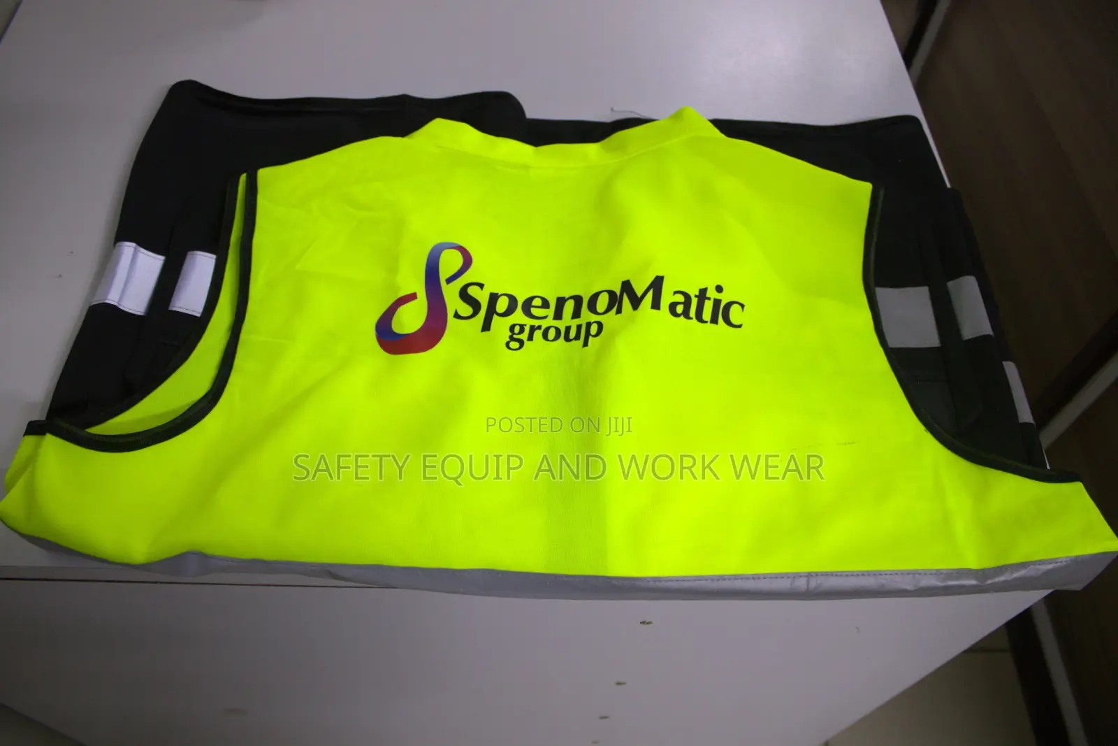 Reflective Vests 2 Colored Branded Green/Black