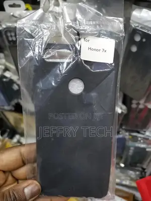 Huawei Honor 7X Soft Silicone Cover Drop Protective -black