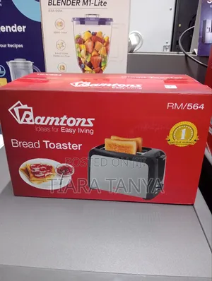 Ramtons Rm/564 2 Slice Pop Up Toaster Stainless Steel